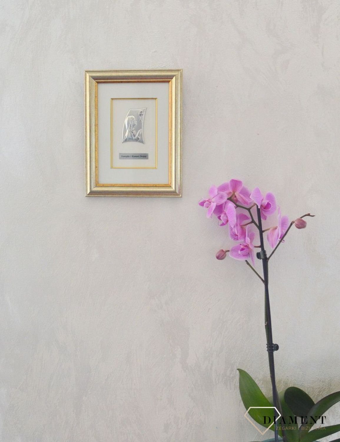 Piękny, srebrny obraz komunijny dla dziewczynki 35415751 RAM.jpg